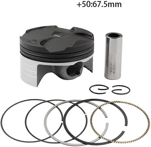 1/4 Set Motorcycle Parts Piston Ring Kit Fit For CBR600 F5 2006 13101-MEE-000(1 Set 67.5mm) in Saudi Arabia