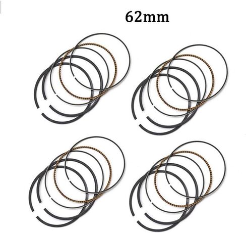 Motorcycle 1/4 Set 62mm Piston Rings Fit For FZR600R FZR600 FZS600 YH50 YZF1000R YZF600R Thundercat(1 Set 62mm) in Saudi Arabia