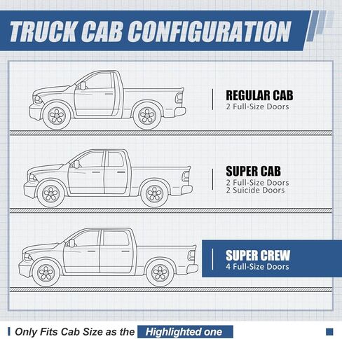 لوحات تشغيل مسطحة من سلالة السيارات متوافقة مع 2009-2014 Ford F-150 Super Crew Cab ، قضبان Nerf Step Step Step Aluminium ، قضبان خطوة 6 بوصات ، مسحوق أسود مغلف in Kuwait