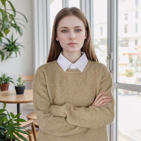 2 Pcs Fake Collar Detachable Dickey Collar Faux False Collar Half Shirts for Women Graduation Daily Wear in Saudi Arabia