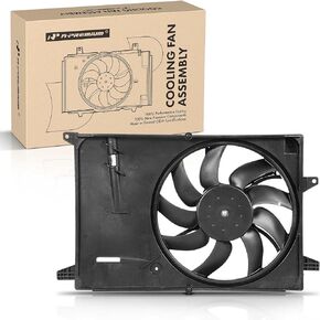 A-Premium Engine Radiator Cooling Fan Assembly Compatible with Select Chevrolet Models - Spark 2016-2022, L4 1.4L - Replace# 42426778