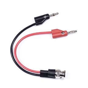 BNC Test Leads, BNC (F) to Multi-Stacking Banana Plugs, Test Lead Breakout Cable for Multimeter, 5A Current Rating, 1 Pack