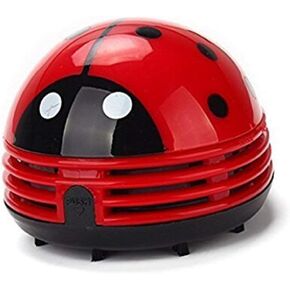 Ladybug Vacuum Cleaner - Mini Vacuum Cleaner Portable Corner Desk Vacuum Cleaner Mini Cute Vacuum Cleaner Dust Sweeper 2Pcs