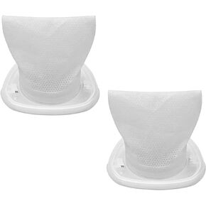 HQRP 2-Pack Filter compatible with Black+Decker HNVC115, HNVC215, HNVC220 series Dustbuster QuickClean Hand Vac Vacuum Cleaners, HNVCF10 Replacement