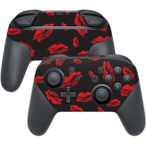 MightySkins Skin Compatible with Nintendo Switch Pro Controller - Kiss Me | Protective, Durable, and Unique Vinyl Decal wrap Cover | Easy to Apply, Remove, and Change Styles | Made in The USA