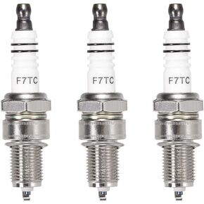 uxcell F7TC Spark Plug for GX120 for GX160 for GX200 for GX240 for GX270 for GX340 for GX390 for GX620 for GXV160 Engines, 3pcs