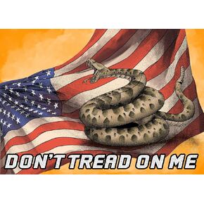 Generic Don’t Tread on Me ickers – Premium American Flag icker – USA Marines ickers - American Flag Decals – Vinyl ate ickers – Cuom Merica Army Navy Airforce icker (5.79 x 4.16)
