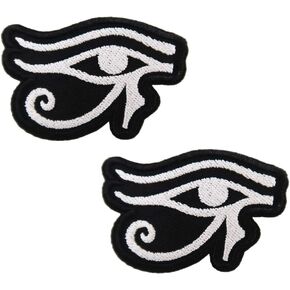 Horus Eye of Ra Embroidered Iron on Patches
