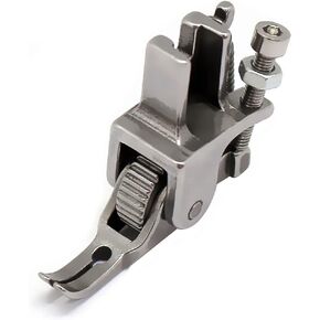 Adjustable Steel Wheel Presser Foot P363 Roller Zipper Presser Foot for Sewing Machine Juki Brother Single Needle Lockstitch Machine Foot