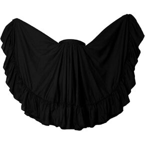 Professional Dance Skirt for Folkloric Mexican or Flamenco Dancing Double Circle (Doble Vuelo)