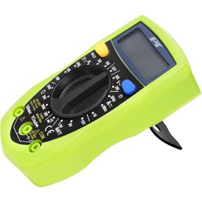 Performance Tool W2969 Compact Digital Multimeters , Electronic Amp Volt Ohm Voltage Meter/Multimeter with Diode and Continuity Tester, Backlight LCD Display (Green)