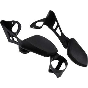 HDBUBALUS Passenger Armrests with Cup Holder Fit for Harley Touring and Tri Glide 2014-2022 Black