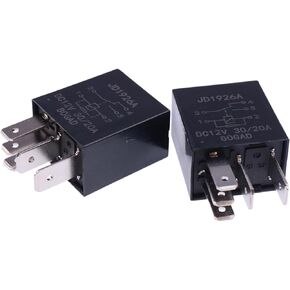 2PCS 5 Pin Relay Universal RY612 RY609 Compatible with Buick Ford Toyota Gm Dodge F57B14B192AA