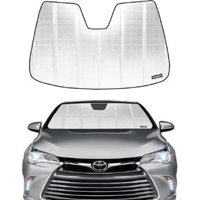 Windshield Sun Shade for 2012-2017 Toyota Camry Without Lane Departure Alert Front Window Sunshade. Reflective Rigid Material