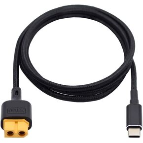 CY XT60 Power Cable 50cm USB-C Charger Cord SC100 Protocol XT60 to Type-C Fast Charging Cable for RC Lipo Battery Quadcopter Multicopter Aeromodelling