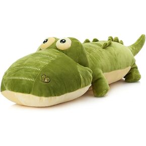 Crocodile Big Hugging Pillow, Soft Alligator Plush Stuffed Animal Toy Gifts for Kids, Birthday, Christmas 25.6"
