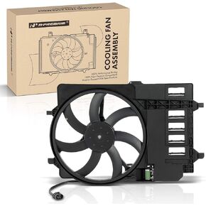 A-Premium Engine Radiator Cooling Fan Assembly Compatible with Select Mini Models - Mini Cooper 2002-2008 - Replace# 17107529272