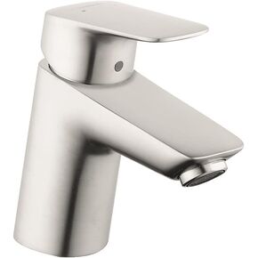 hansgrohe Logis Modern Low Flow Water Saving 1-Handle 1 5-inch Tall Bathroom Sink Faucet in Brushed Nickel, 71070821 in Kuwait