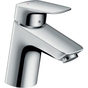 hansgrohe Logis Modern Low Flow Water Saving 1-Handle 1 5-inch Tall Bathroom Sink Faucet in Brushed Nickel, 71070821