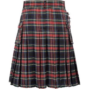 Colorful House Mens Kilt Scottish Tartan Kilt,Traditional Highland Kilt Tartan Utility Kilt