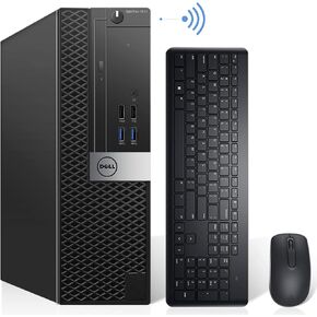 Dell OptiPlex 7040 SFF Desktop Computer PC Intel Quad Core i7-6700 3.20GHz AX200 Built-in WIFI 6 Bluetooth 32GB DDR4 New 1TB NVMe M.2 SSD 2TB HDD HDMI Wireless Keyboard & Mouse Windows10 Pro (Renewed)