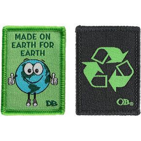 Dime Bags Interchangeable Accessory Patches | Removable Patches for Dime Bags Customization | 2-Pack (Shalom)