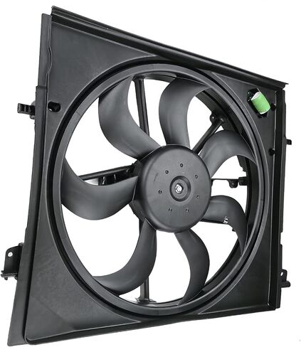 Radiator Cooling Fan Assembly Replacement for 2017 2018 2019 Nissan Rogue Sport 2.0L Replaces # 214816MA0A in Saudi Arabia