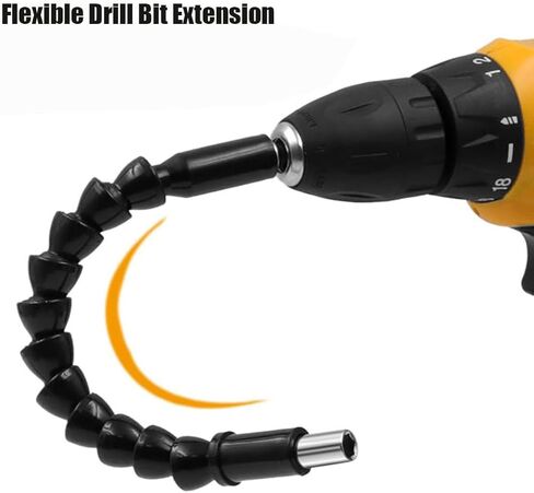 2 حزمة Superbit، تمديد لقمة مثقاب مرنة من أي زاوية، لقم تمديد عمود مرن للغاية، مفك براغي فائق المرونة، أداة قابلة للانحناء، مثقاب فائق من أي زاوية in Kuwait