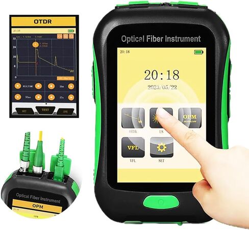 5 in 1 Mini-Pro Live 1550nm SM OTDR Mulit-Function Tester Built in OPM/OLS/VFL/LED Test Rang 10m-80Km Dynamic Range 20dB Connector SC/APC (YD-2600-APC) in Saudi Arabia