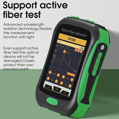 5 in 1 Mini-Pro Live 1550nm SM OTDR Mulit-Function Tester Built in OPM/OLS/VFL/LED Test Rang 10m-80Km Dynamic Range 20dB Connector SC/APC (YD-2600-APC) in Saudi Arabia