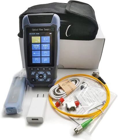 5 in 1 Mini-Pro Live 1550nm SM OTDR Mulit-Function Tester Built in OPM/OLS/VFL/LED Test Rang 10m-80Km Dynamic Range 20dB Connector SC/APC (YD-2600-APC) in Kuwait