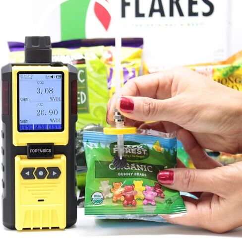 محلل ثاني أكسيد الكربون والأكسجين لتحليل مساحة الرأس بواسطة الطب الشرعي | مُحلل التغليف الجوي المُعدل | شحن USB | تسجيل بيانات الكمبيوتر | الولايات المتحدة الأمريكية NIST معايرة يمكن تتبعها | in Kuwait