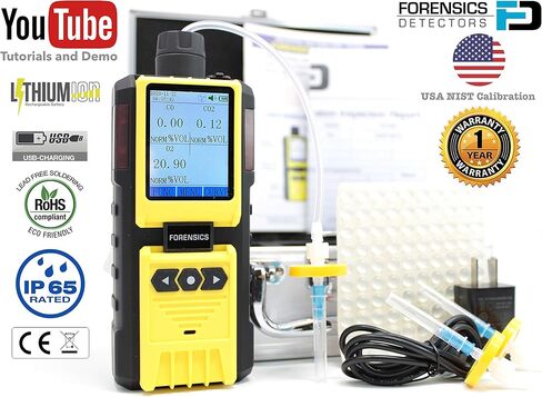 محلل مساحة الرأس بواسطة الطب الشرعي | غاز ثاني أكسيد الكربون، والأكسجين، وثاني أكسيد الكربون | تحليل الخريطة | تسجيل بيانات الكمبيوتر | الولايات المتحدة الأمريكية NIST معايرة يمكن تتبعها | in Kuwait