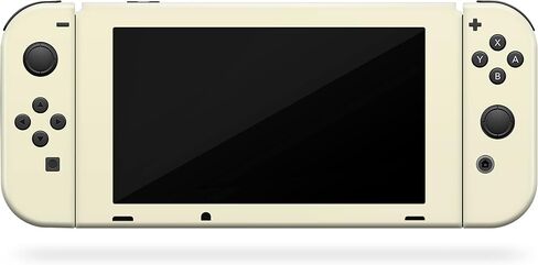 Tacky design Solid Color Classic Skin Compatible with Nintendo Switch Skins Decal, Pastel Yellow Color Compatible with Nintendo Switch Stickers Vinyl 3m Full Cover in Saudi Arabia