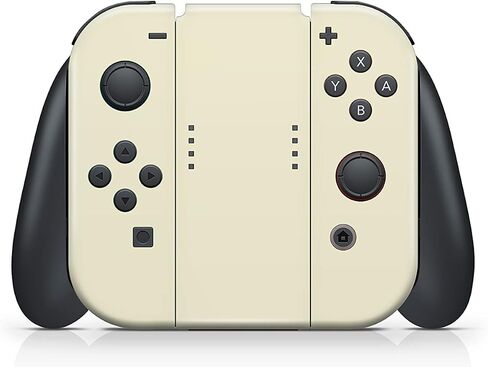 Tacky design Solid Color Classic Skin Compatible with Nintendo Switch Skins Decal, Pastel Yellow Color Compatible with Nintendo Switch Stickers Vinyl 3m Full Cover in Saudi Arabia