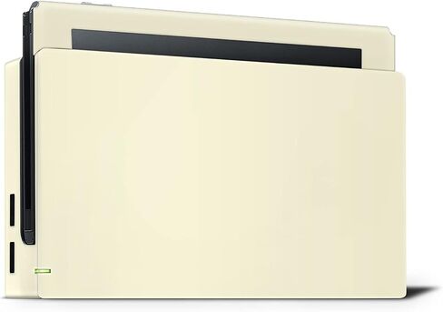 Tacky design Solid Color Classic Skin Compatible with Nintendo Switch Skins Decal, Pastel Yellow Color Compatible with Nintendo Switch Stickers Vinyl 3m Full Cover in Saudi Arabia