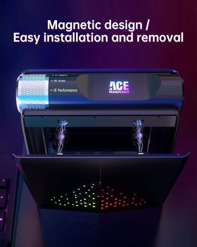 كمبيوتر ألعاب ACEMAGICIAN، AMR5 AMD Ryzen 5 4500U (حتى 4.0 جيجا هرتز) برج كمبيوتر مكتبي، 16 جيجا DDR4 512 جيجا NVMe SSD كمبيوتر صغير 4K@60 هرتز HDMI، DP، مخرج Type-C، WiFi 6، BT 5.2، كمبيوتر صغير in Saudi Arabia