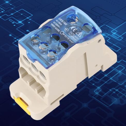 DIN Rail Power Junction Box Electrical Terminal Block Connector Distribution Box AC DC1000V,Electrical Terminal Block Connector Distribution Box AC DC1000V (160A) Electric Rail Car in Saudi Arabia