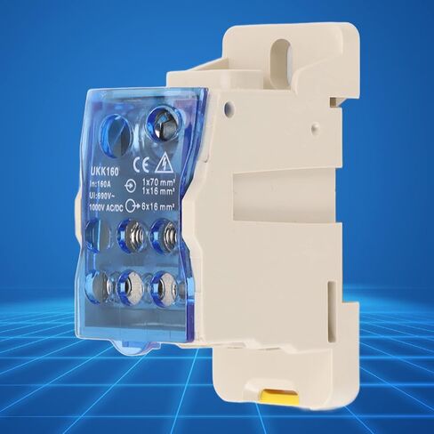 DIN Rail Power Junction Box Electrical Terminal Block Connector Distribution Box AC DC1000V,Electrical Terminal Block Connector Distribution Box AC DC1000V (160A) Electric Rail Car in Saudi Arabia