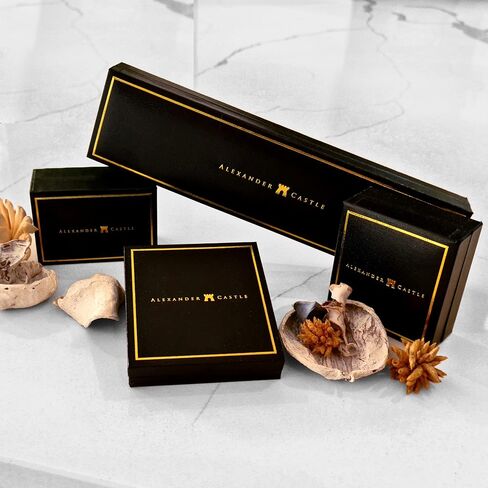 سوار من الفضة الاسترليني عيار 925 من ألكسندر كاسل للنساء والفتيات المراهقات - سوار تشارلز ريني ماكينتوش من الفضة مع صندوق هدايا مجوهرات - 8 بوصات in Kuwait