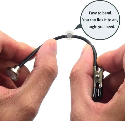 18 قطعة عصا مشبك التمساح المغناطيسي مع قاعدة حامل اللوحة المعدنية مجموعة أدوات النمذجة لأجزاء نموذج هواية البخاخة in Kuwait