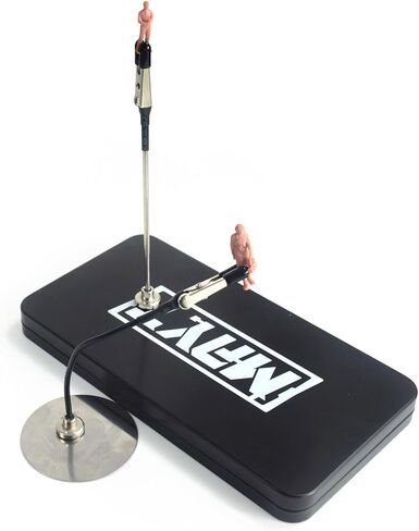 18 قطعة عصا مشبك التمساح المغناطيسي مع قاعدة حامل اللوحة المعدنية مجموعة أدوات النمذجة لأجزاء نموذج هواية البخاخة in Kuwait