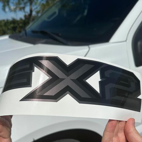 ملصقات الطرق الوعرة FX2 لملصقات شاحنة Ranger F150 فائقة التحمل | مجموعة من 2 (أسود/أنثراسايت) in Saudi Arabia