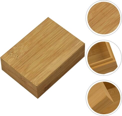 Zerodeko Wooden Playing Card Holder Box Playing Card Deck Container Rustic Card Storage for Poker Cards Bank Cards Business Cards Game Cards Khaki in Saudi Arabia