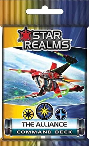 White Wizard Games Star Realms Command Deck: The Alliance – Command Deck – Card Games for Adults Kids Family – 18 Cards per Pack, Gold in Saudi Arabia