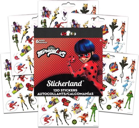 حزمة كتاب ملصقات ديزني الخنفساء الكلاسيكية ~ 240 ملصق خنفساء للأطفال مع ملصقات القطط | هدايا حفلة الدعسوقة (ملصقات مكافأة الدعسوقة) in Kuwait