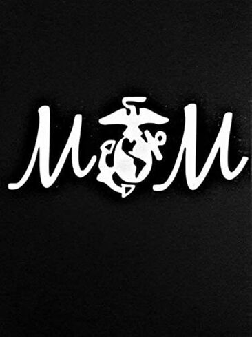 ملصق من الفينيل مطبوع عليه Pixel Inno Marine Mom | أبيض| للسيارة، الشاحنة، سيارات الدفع الرباعي، الشاحنة، الكمبيوتر المحمول، النافذة، الجدار | 7x3 بوصة | بي 9551 in Saudi Arabia