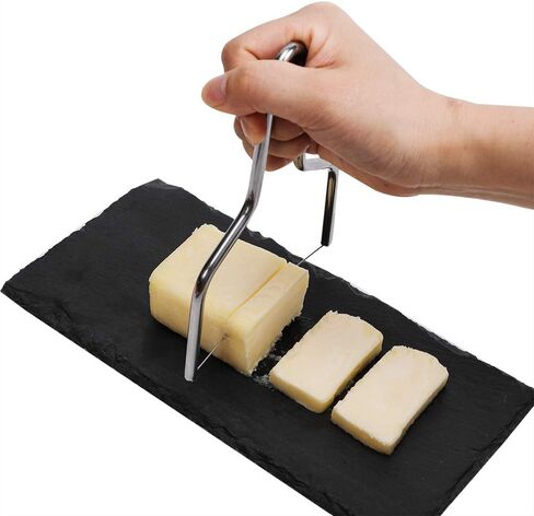 لير الجبن، قطاعة الجبن، قطاعة الجبن المصنوعة من الفولاذ المقاوم للصدأ مع سلك، أدوات تقطيع الزبدة المحمولة للجبن الصلب الناعم in Kuwait