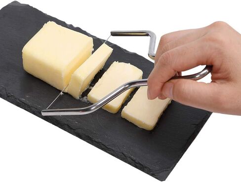 لير الجبن، قطاعة الجبن، قطاعة الجبن المصنوعة من الفولاذ المقاوم للصدأ مع سلك، أدوات تقطيع الزبدة المحمولة للجبن الصلب الناعم in Kuwait