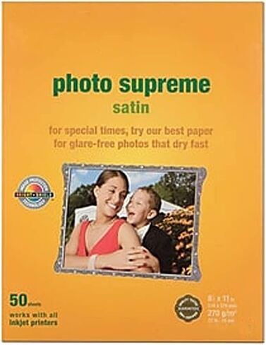 ورق صور سوبريم ساتان 564118، 8.5 × 11، 50/PK in Kuwait